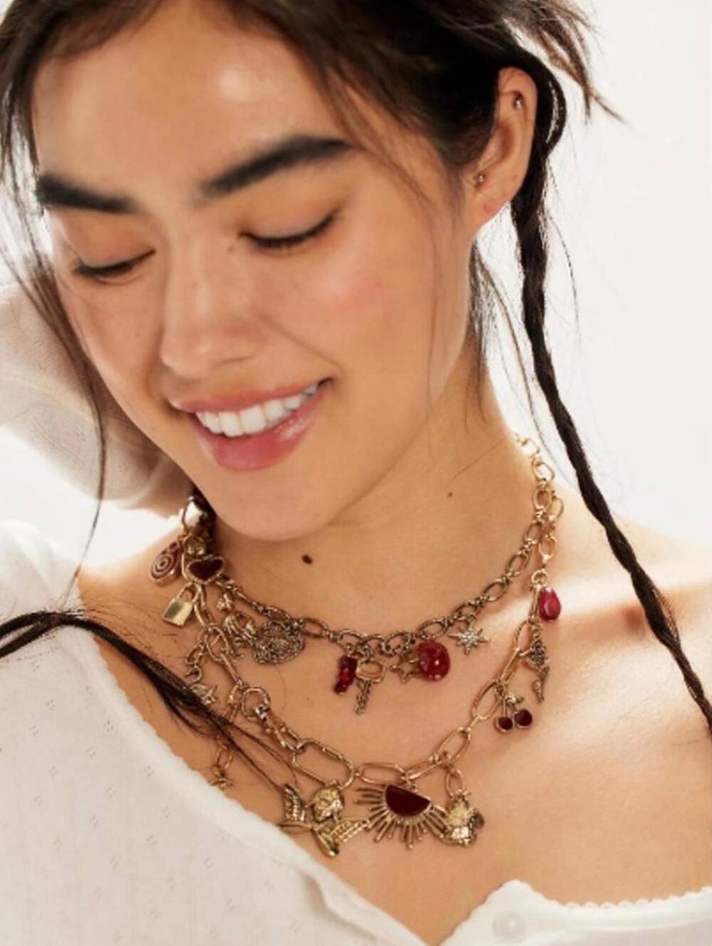 Free People Maxamillion Love Shop Charm necklace SOLD OUT